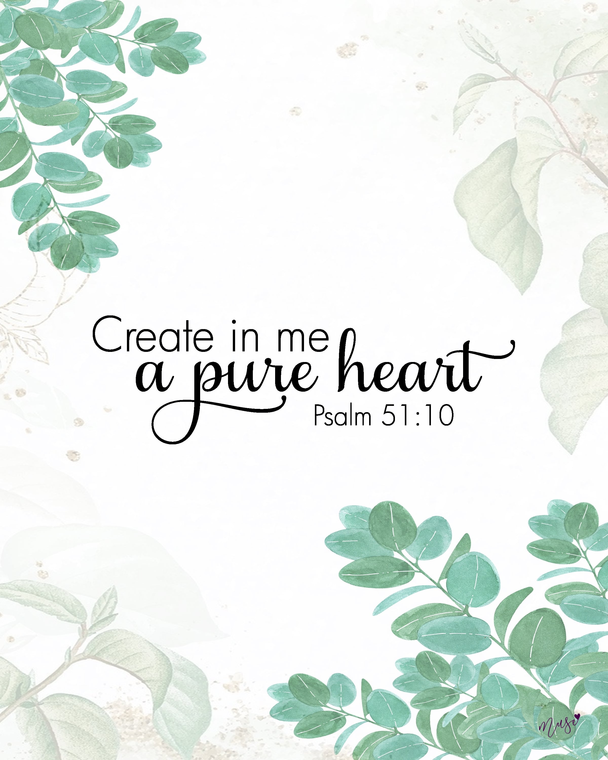 bible verse on illustrated leaf background